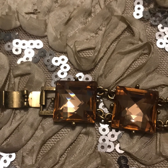 J Crew Square Crystal Bracelet - Picture 2 of 4